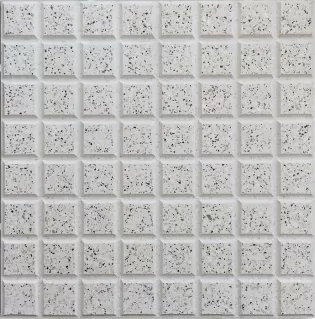 Baldoson 64 Panes Blanco Capital 40x40 Piso De Exterior
