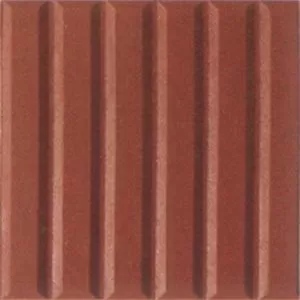 Baldosas Tipo Vainillas Para Vereda Roja 20x20