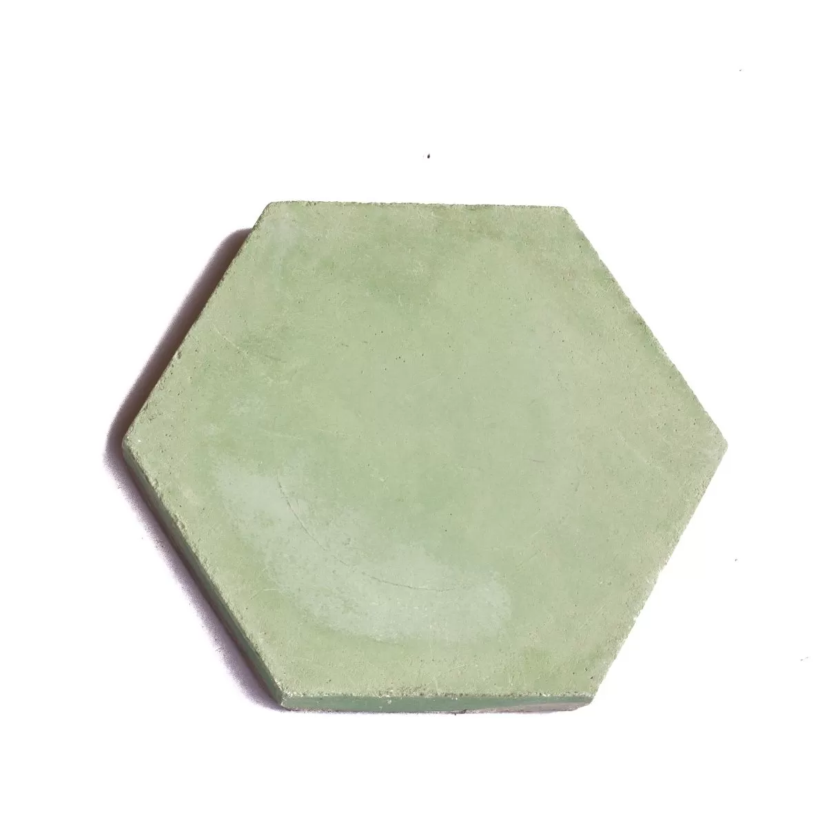 Calcáreo Hexagonal Liso Color Verde