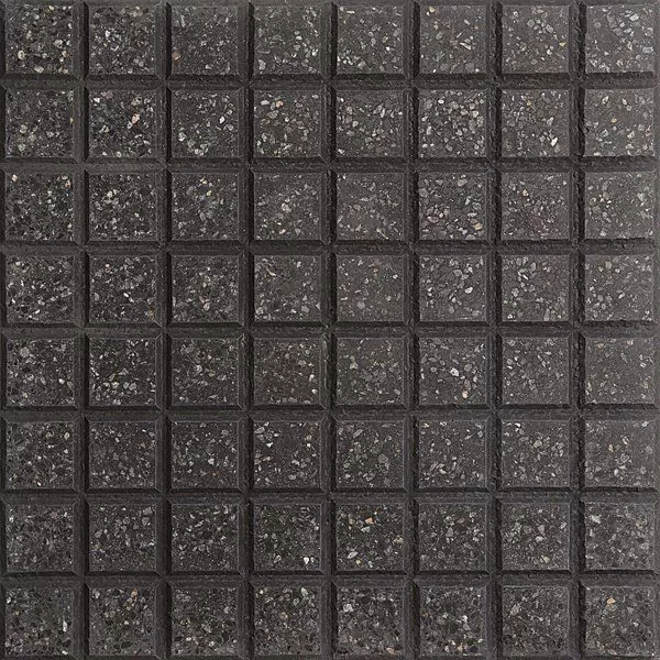 Baldoson 64 Panes Color Negro Alpes 40x40 Piso De Exterior