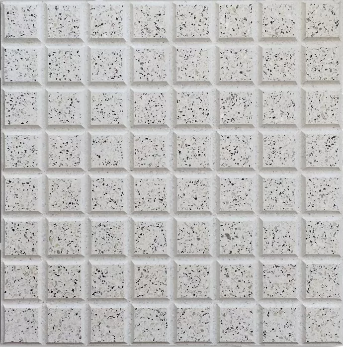 Baldoson 64 Panes Blanco Capital 40x40 Piso De Exterior