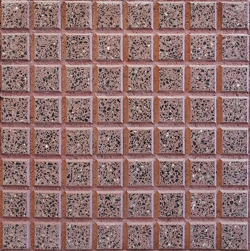 Baldoson 64 Panes Rojo Dragón 40x40 Piso De Exterior