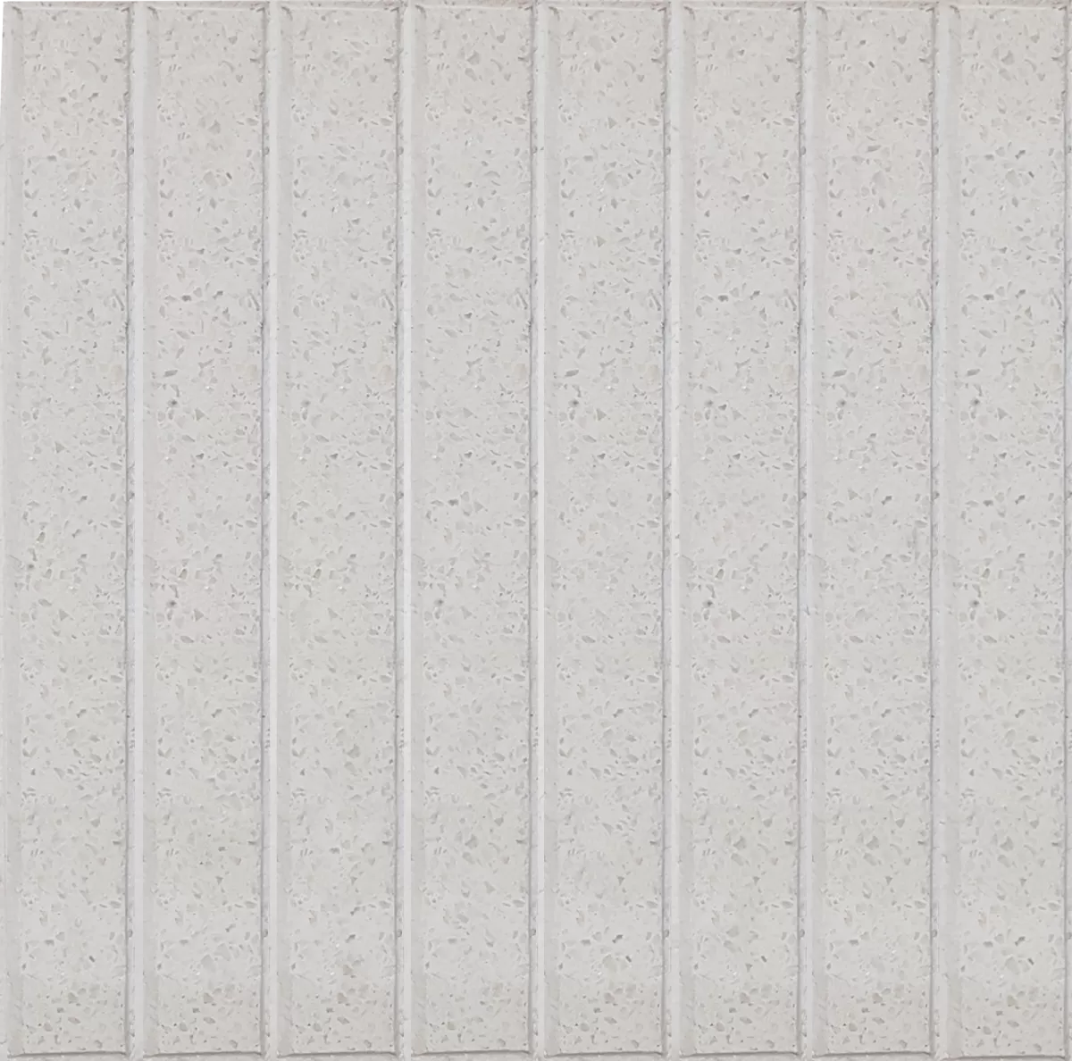 Baldosón Granítico 8 Bastones Blanco Espuma 40x40 Piso De Exterior