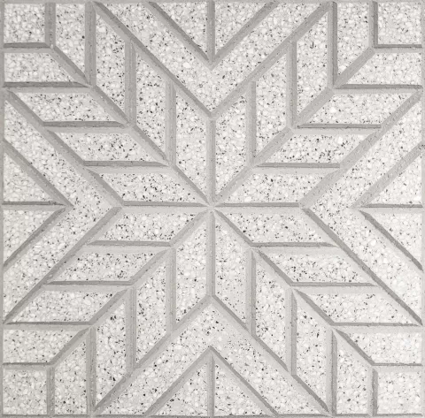 Baldoson Granítico Modelo Espiga Gris Capital Pisos De Exterior 40x40