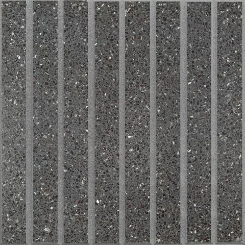 Baldosón Granítico 8 Bastones Negro Alpe 40x40 Piso De Exterior
