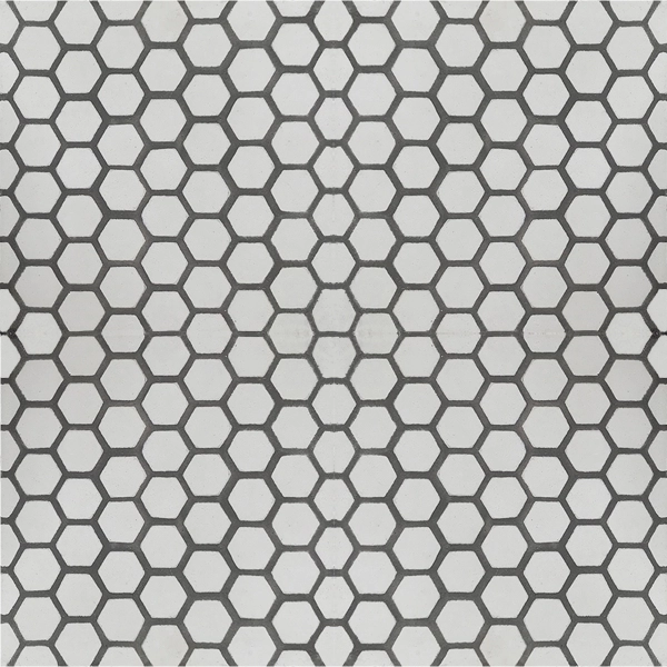 Calcáreo Geométrico Panal Mediano 20x20 Para Pisos Y Paredes