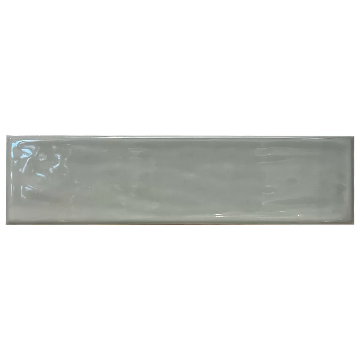 Cerámica Gris Oscuro Brillante Texturada 7.5x30 Para Pared