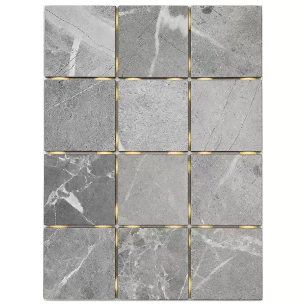 Cerámica Minas Gris Mate 10x10 Para Piletas
