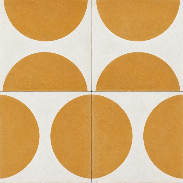 Calcareo Geometrico Semicirculos 20x20 Para Pisos Y Paredes