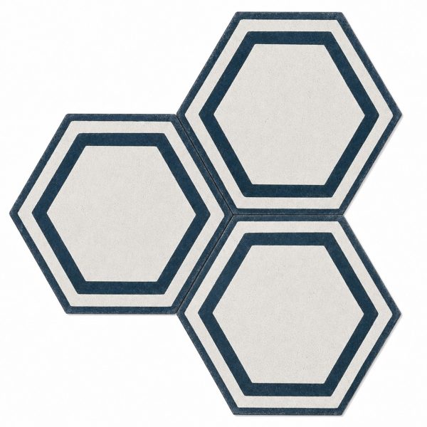 Calcareo Hexagonal Con Marcos 20x20 Para Pisos Y Paredes